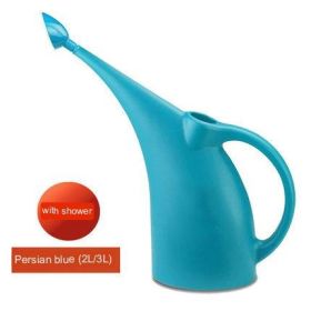 Plant Potted Plant Watering Can Gardening Tools Flowers Sprinkling Can with Shower (Option: 3L Persian Blue Shower Head)