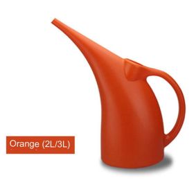 Plant Potted Plant Watering Can Gardening Tools Flowers Sprinkling Can with Shower (Option: 3L Orange)